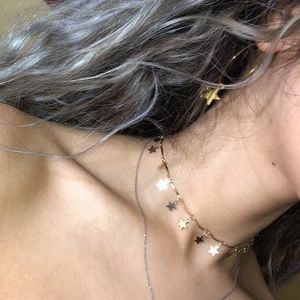 ⭐️ Gold Color Minimalistic Star Link Choker ⭐️